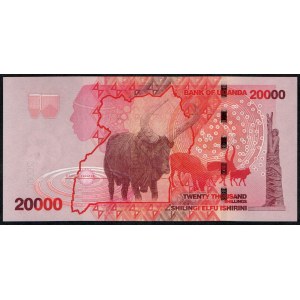Uganda. 20000 Shillings 2022