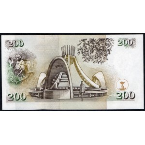 Kenya. 200 Shillings 2002