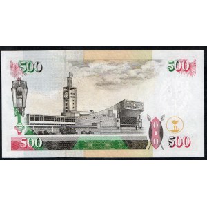 Kenya. 500 Shillings 2001