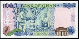 Ghana. 1000 Cedis 1991