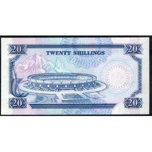 Kenya. 20 Shillings 1992