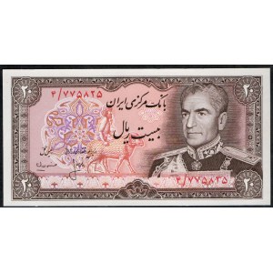 Iran. 20 Rials 1974