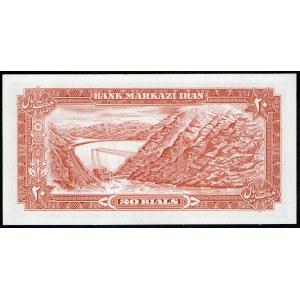 Iran. 20 Rials 1974