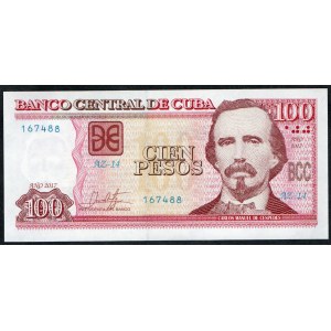 Cuba. 100 Pesos 2017 Replacement