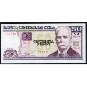 Kuba. 50 pesos 2014 Výměna