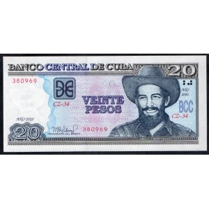 Cuba. 20 Pesos 2020 Replacement