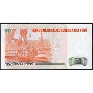 Perù. 50 Intis 1987