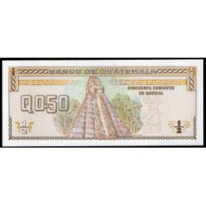 Guatemala. 50 Centavos 1988
