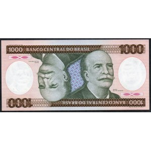 Brazil. 1000 Cruzeiros 1981/86
