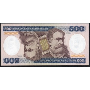 Brazil. 500 Cruzeiros 1981/85