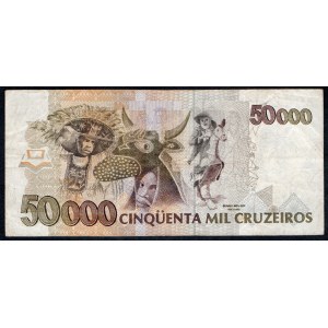 Brazil. 50000 Cruzeiros 1992