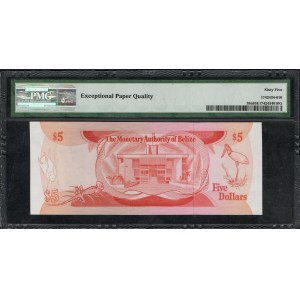 Belize. 5 Dollars 1980