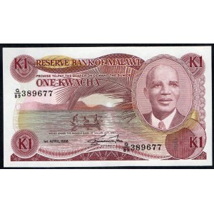 Malawi. 1 Kwacha 1964