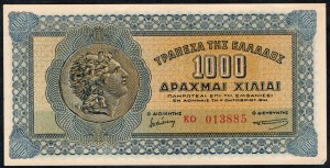 Grecja. 1000 Drachmai 1941