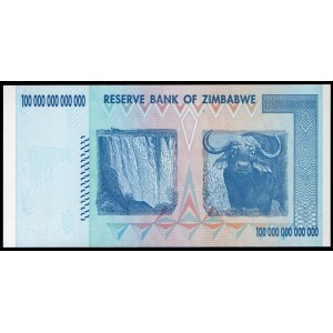 Zimbabwe. 100 Trillion Dollars 2008