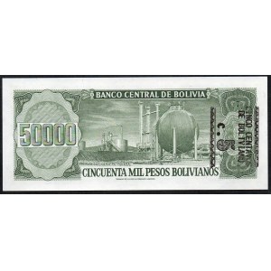 Bolivia. 50000 Pesos Bolivianos 1984
