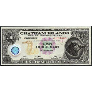 Nuova Zelanda. Isole Chatham 10 dollari 2001