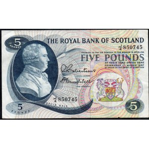 Scotland. 5 Pounds 1967