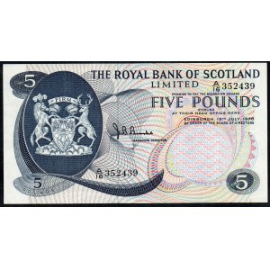 Scotland. 5 Pounds 1970
