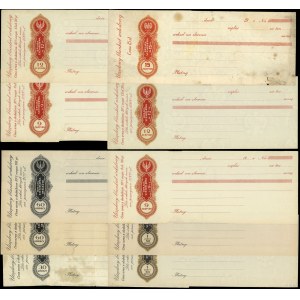 Poland, set of 10 bills of exchange (blank)