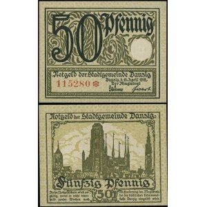 Prusy Zachodnie, 50 fenigów, 15.04.1919