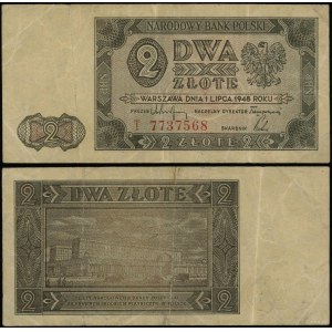 Poland, 2 zloty, 1.07.1948