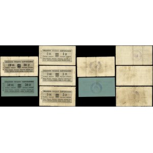Latvia, set: 1, 3, 5, 10, 50 kopecks, 1915