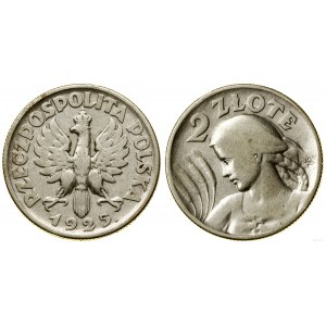 Poland, 2 zloty, 1925, London