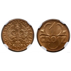 Poland, 1 grosz, 1936, Warsaw