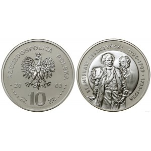 Polsko, 10 zlotých, 2003, Varšava