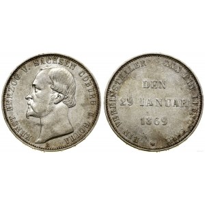 Niemcy, talar, 1869 B, Drezno