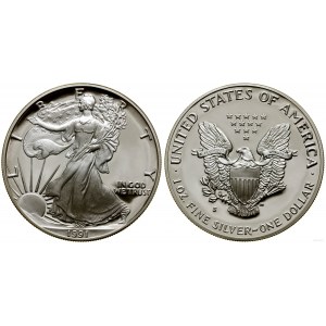 United States of America (USA), $1, 1991 S, San Francisco
