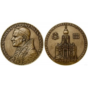 Poland, John Paul II - Wadowice, 1988, Warsaw