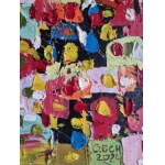 Catherine Czech, Yellow-green abstraction, 2024