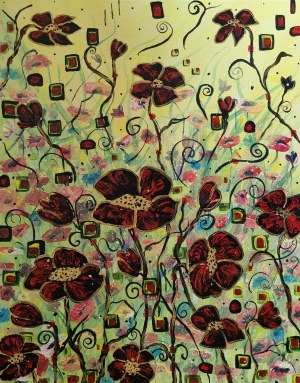 Marta Tymińska, Abstrakcyjna łąka, 2019