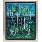 Edward Dwurnik (1943 - 2018), Birches, 2017