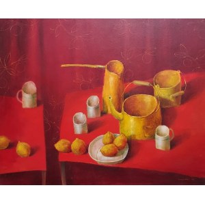 Gennadiy Tishchenko, Martwa natura ze złotem, 2007
