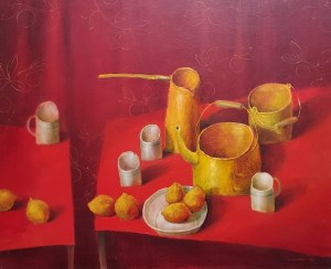 Gennadiy Tishchenko, Martwa natura ze złotem, 2007