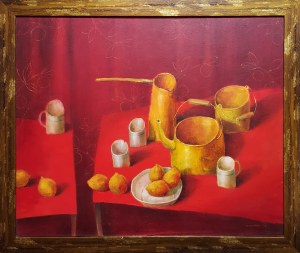 Gennadiy Tishchenko, Martwa natura ze złotem, 2007