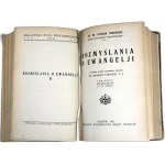 Ks. Dr. Ottokar Prohaszka - Rozmyślania o Ewangelii - Tom I i II - Kraków 1931