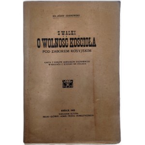 Zdanowski J. - Z walki o wolność kościoła - Kielce 1925