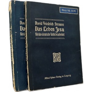 D. F. Straus - Das Leben Jezu - Lipsk 1904. CZ. I-II