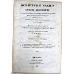 Scripture e Sacrae Cursus Completus - Paris 1837 -1840