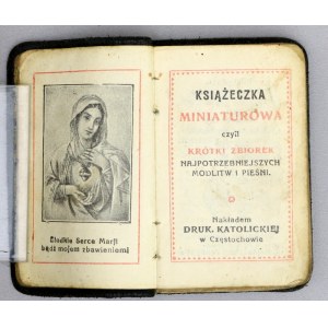 Modlitewnik miniaturowy - Częstochowa 1931