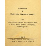 Nowenna do Matki Nieustającej Pomocy dwa wydania - Kraków 1937 i 1949