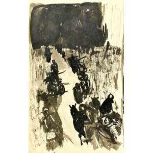 Ludwik MACIĄG (1920-2007), W drodze na pole bitwy