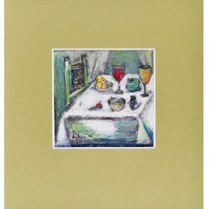Eugeniusz TUKAN-WOLSKI (1928-2014), Martwa natura na stole