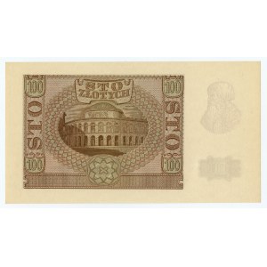 100 zloty 1940 - B series - ZWZ forgery