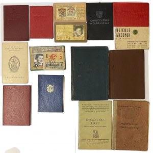 Jeu de cartes d'identité et autres livrets