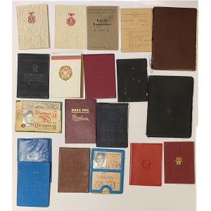 Jeu de cartes d'identité et autres livrets